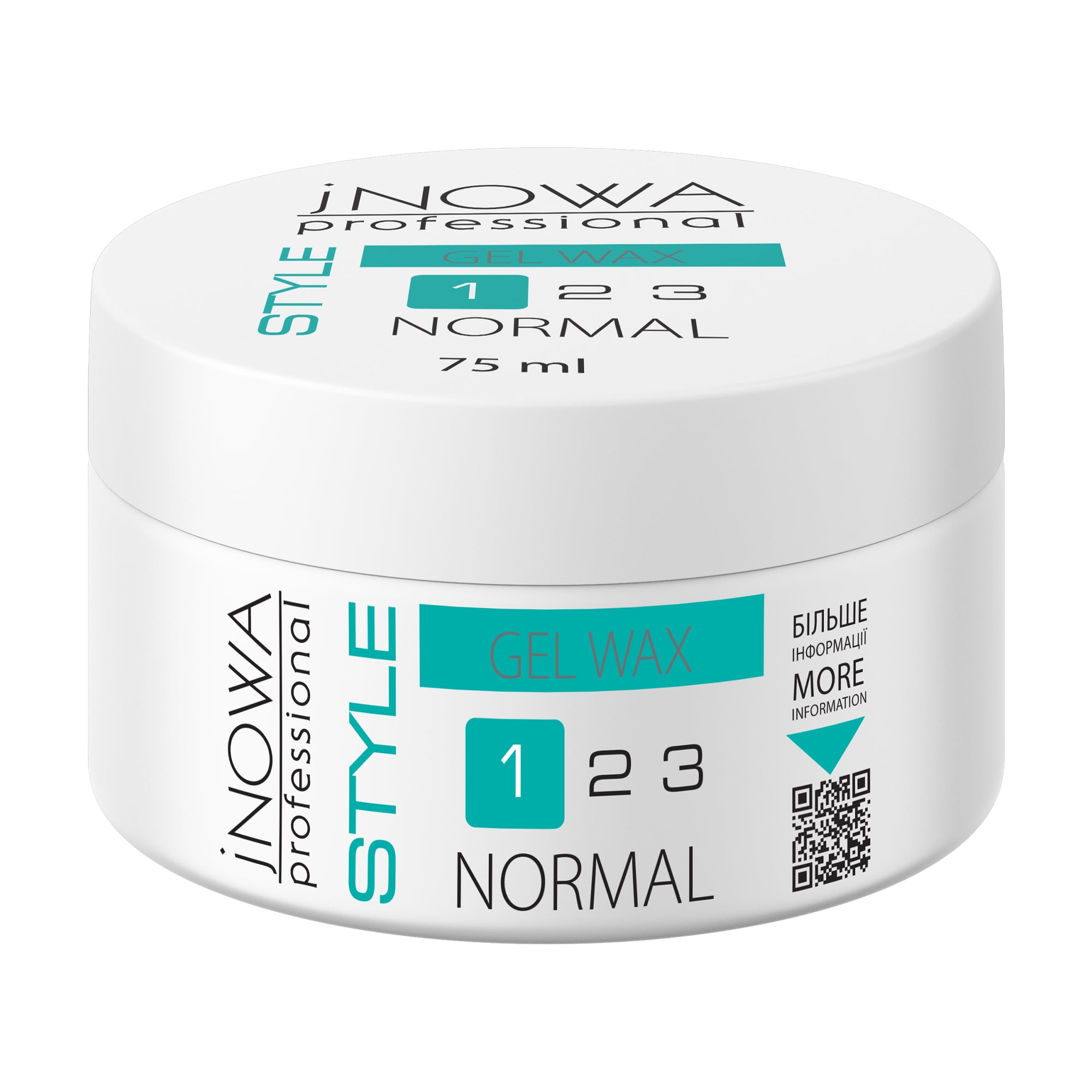 Гель-віск для волосся jNOWA Professional Style Gel Wax нормальної фіксації, 75 мл